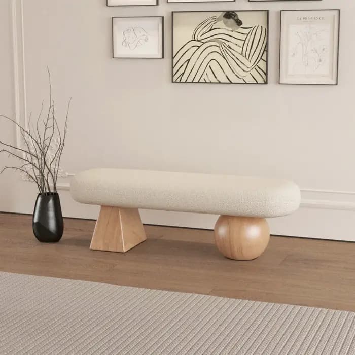 Banc à chaussures nordique