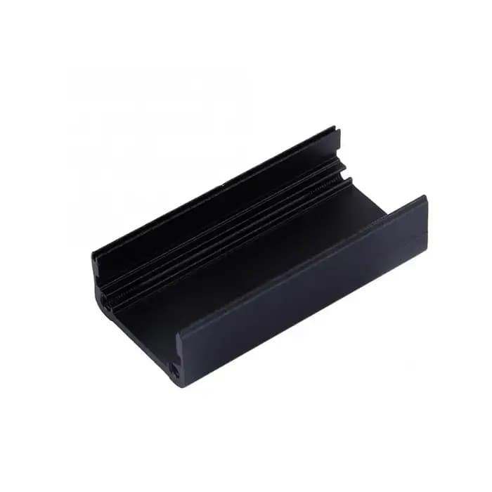 Boîtier de refroidissement électronique PCB en aluminium noir