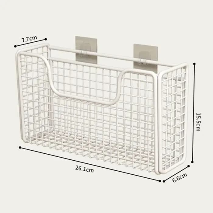 Boîte de rangement de porte d'armoire de cuisine sans poinçon