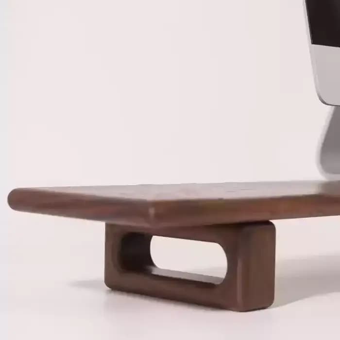 Support élévateur pour moniteur de stockage de bureau, organisateur de rehaussement de base TV pour ordinateur de bureau pour un espace de travail efficace et soigné