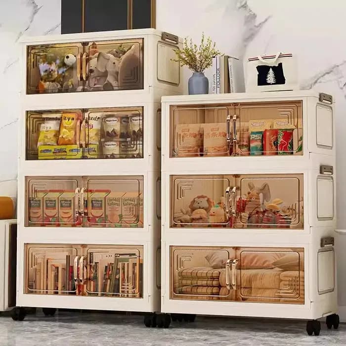 Armoire de rangement pliante multifonction de 45/55/65cm de longueur, armoire pour articles divers,