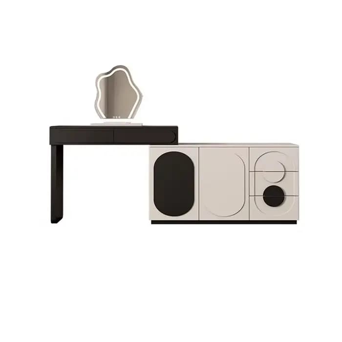 Table de toilette avec rangement