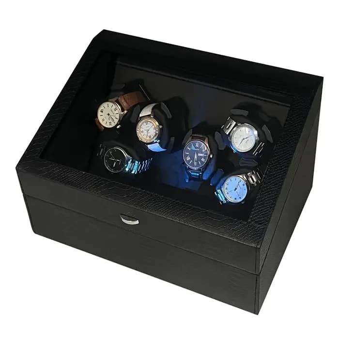 Boîte de remontoir de montre pour montres automatiques