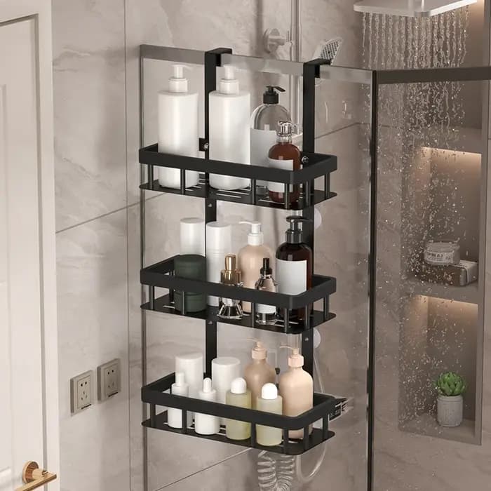 Support de rangement mural pour salle de bain