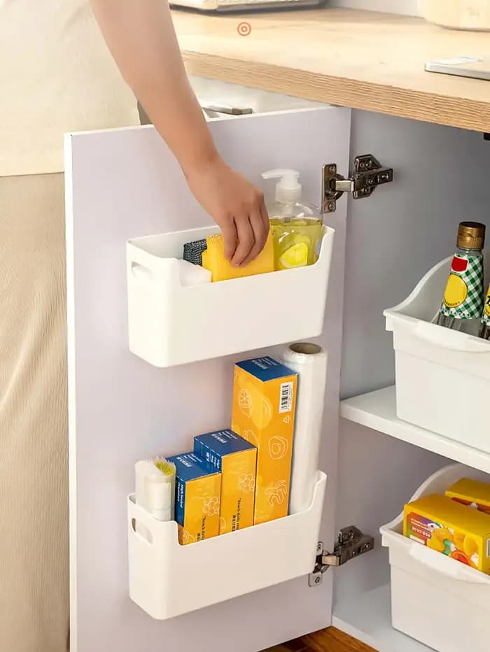 WORTHBUY Boîte de rangement de cuisine en plastique