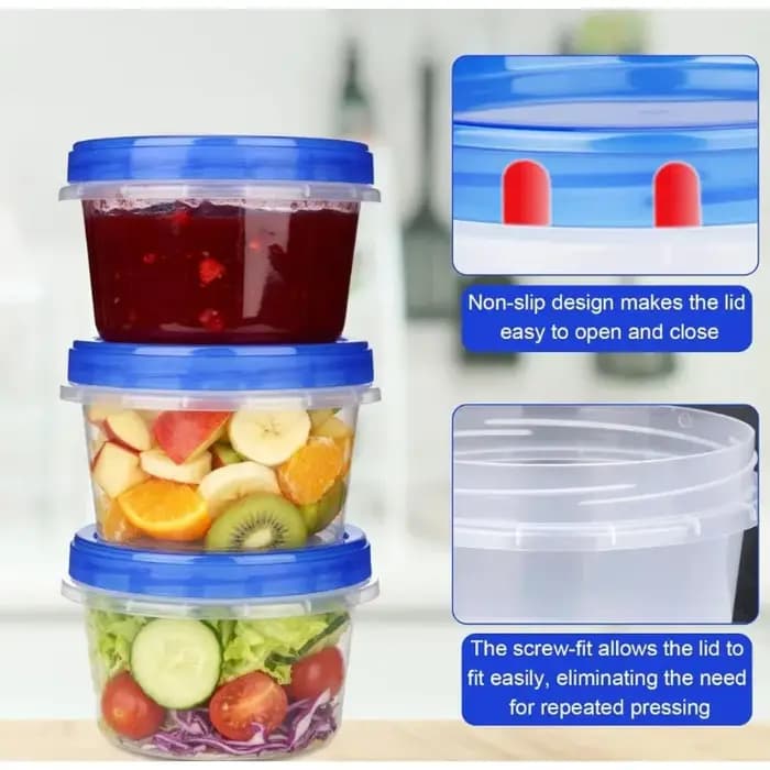 Boîtes de conservation des aliments rondes et hermétiques de 500ML