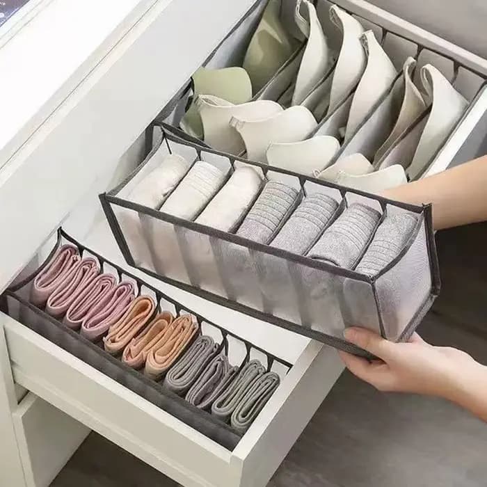 Boîte de rangement de lingerie à 11/7/6 compartiments