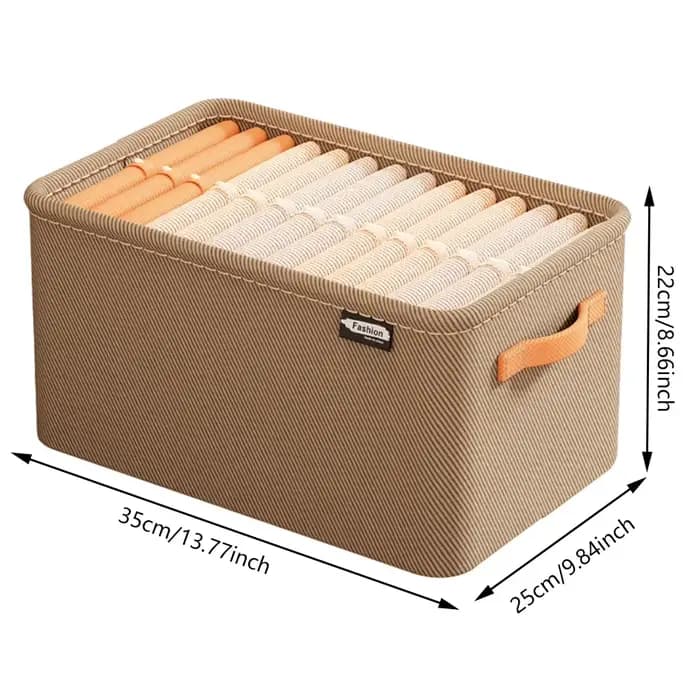 Armoire épaissir vêtements organisateur avec poignée pantalon pull vêtements couettes sac de rangeme