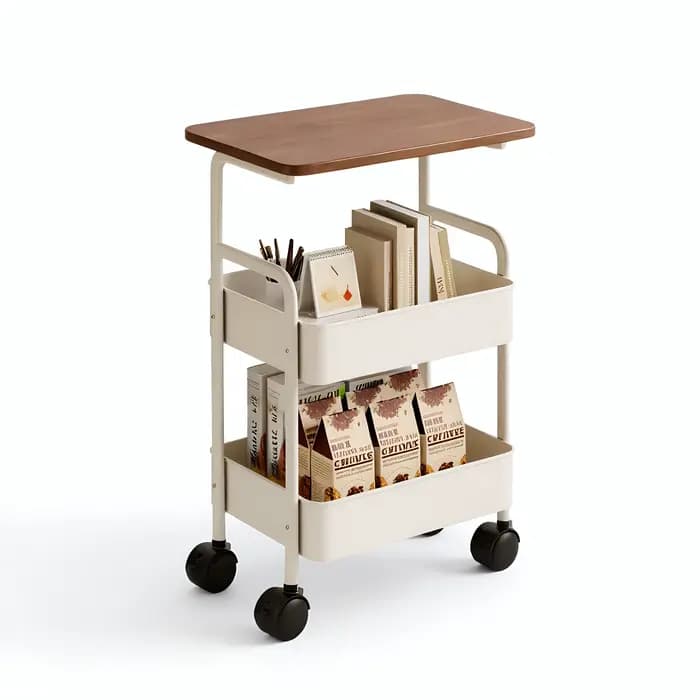Étagère de rangement de chevet, organisateur mobile multi-niveaux pour la maison, le canapé du salon