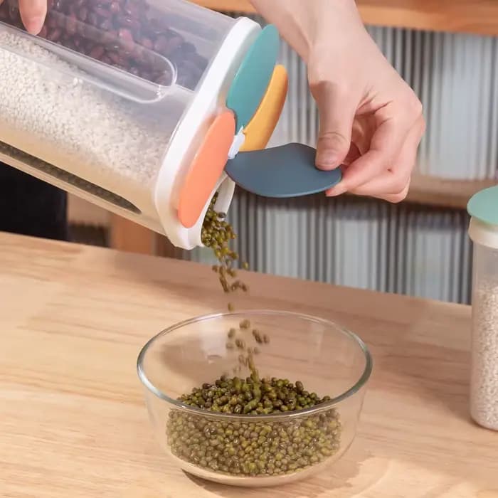 Boîte de rangement de céréales de cuisine en plastique