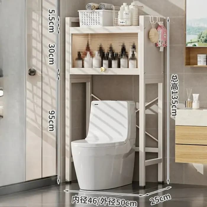 Étagères de rangement d'angle pour salle de bain