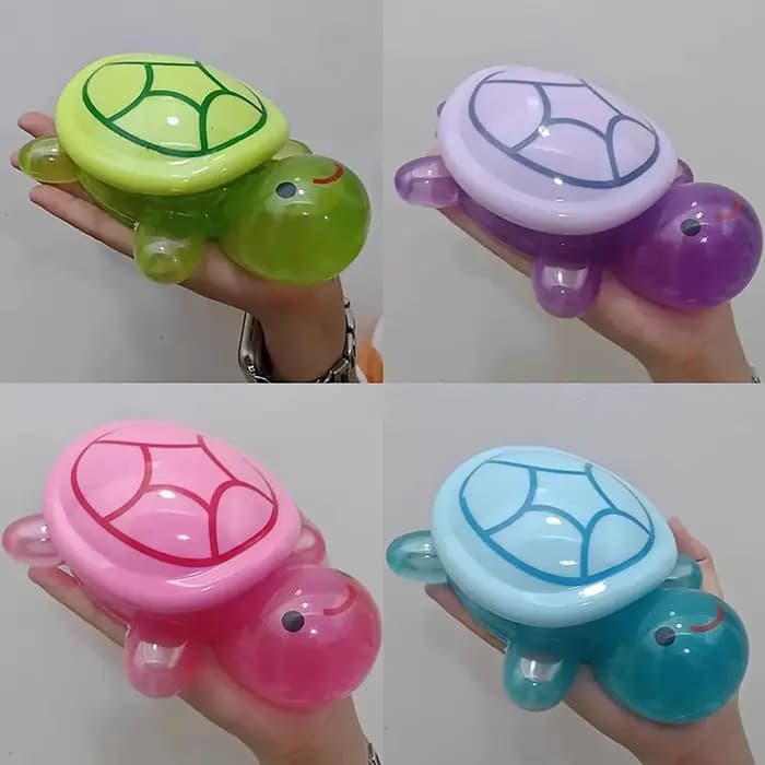 Boîte de rangement de tortue lumineuse de dessin animé mignon