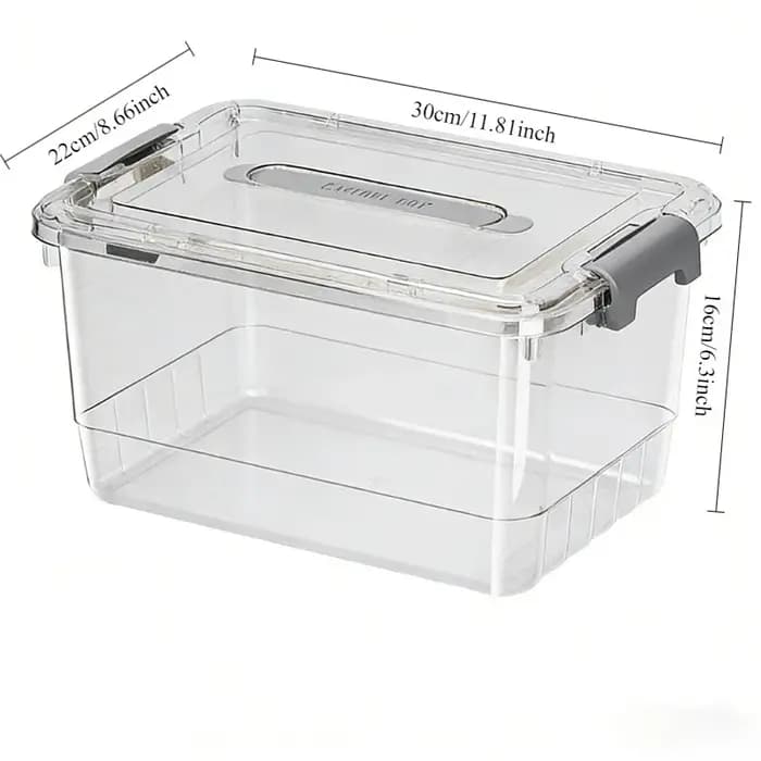 Boîte de rangement avec couvercle