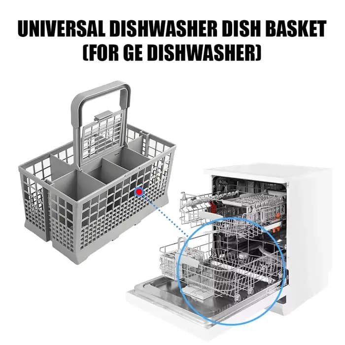 Panier à couverts universel pliable pour lave-vaisselle