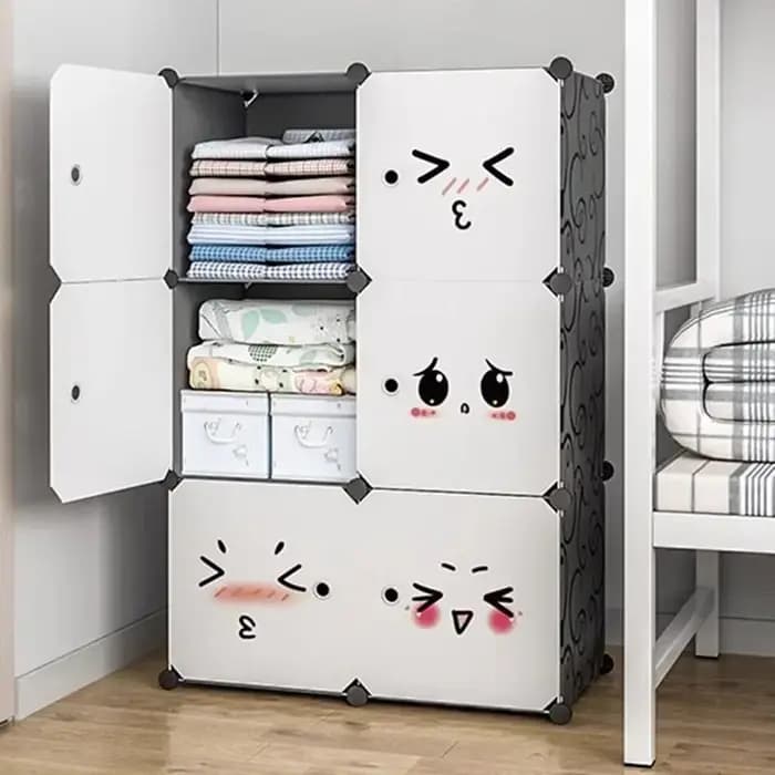 Armoire de rangement pliable et portable pour bijoux