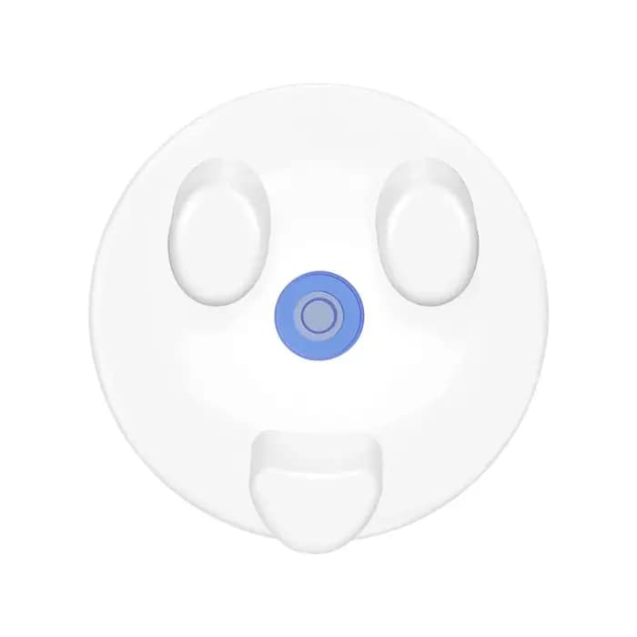 Porte-éponge à ventouse avec visage souriant