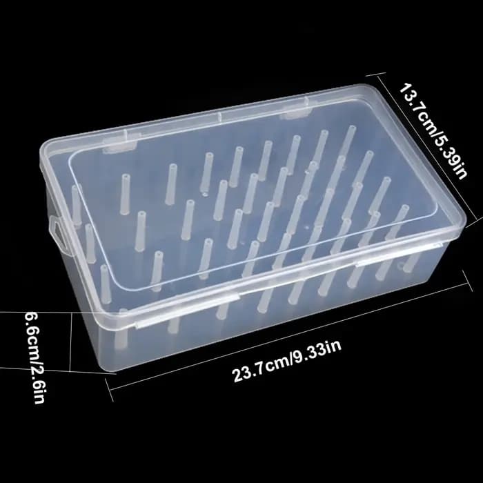 Boîte de rangement de fil à 42 bobines