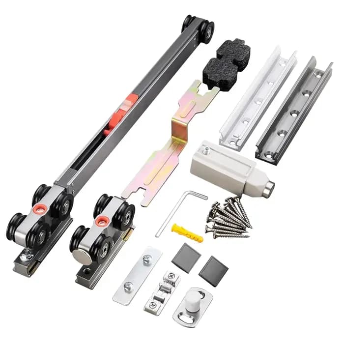 Rail de guidage invisible pour porte coulissante