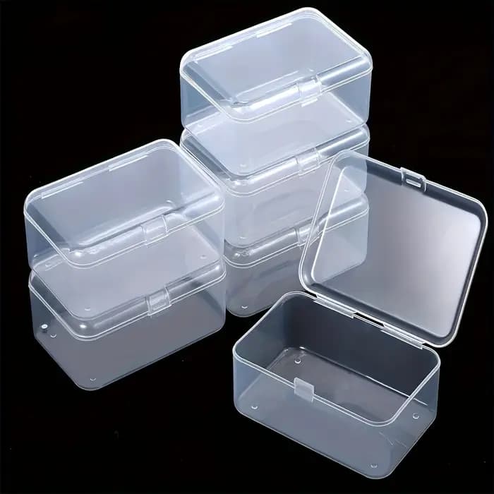 Boîtes de rangement en plastique Transparent