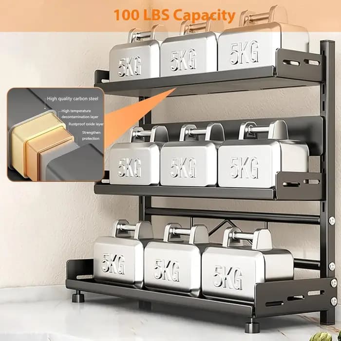 Support de rangement d'épices à 3 niveaux pour comptoir