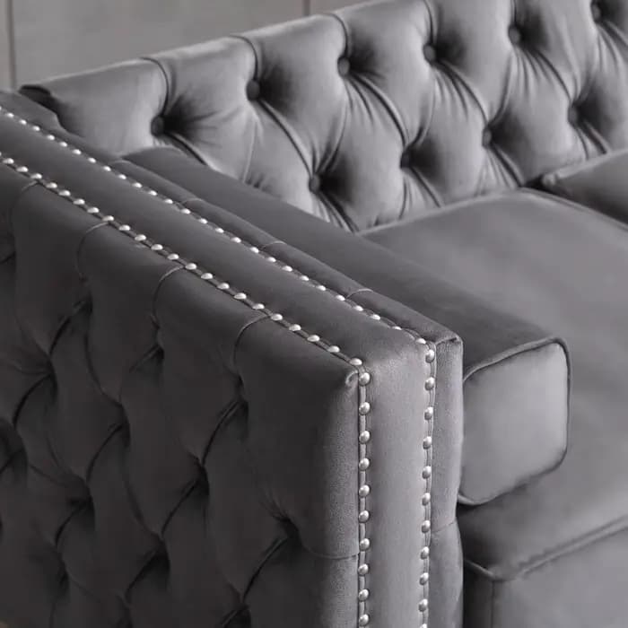 HORGgland O-Ensembles de meubles de salon, canapé sectionnel convertible avec rangement