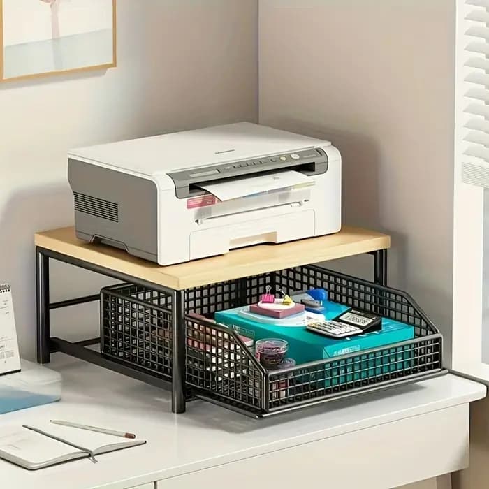 Support de rangement pour micro-ondes de cuisine moderne