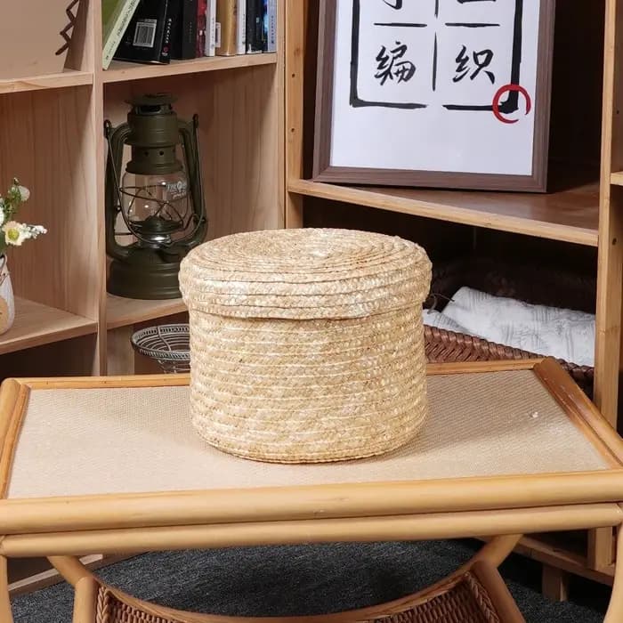 Panier de rangement tissé à la main