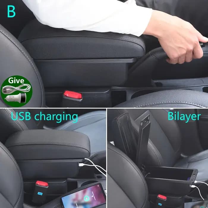 Boîte d'accoudoir de voiture pour Suzuki Swift