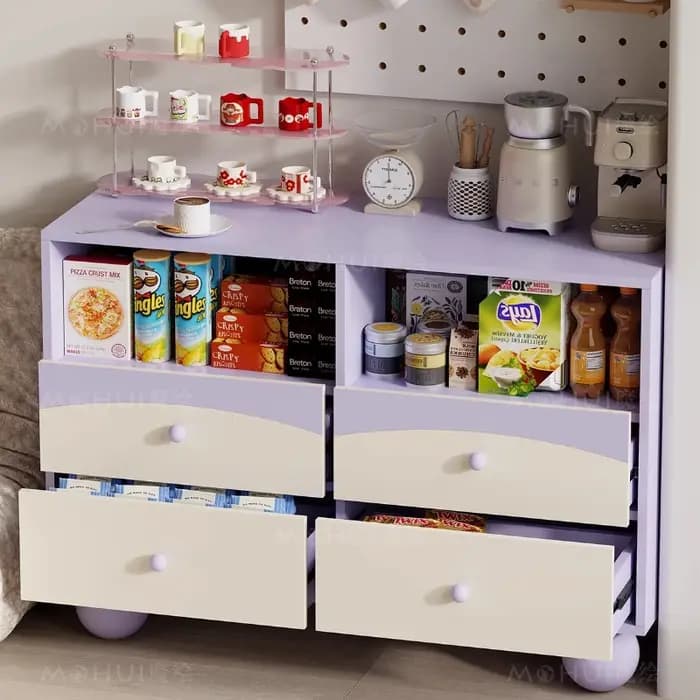 Armoires de salon modernes pour cosmétiques