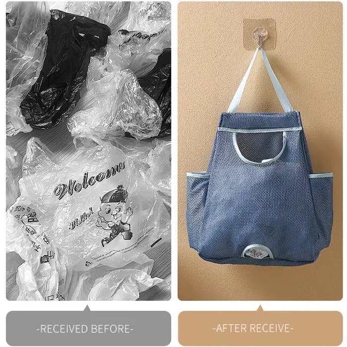 Boîte de rangement de sacs poubelles pour sac en plastique