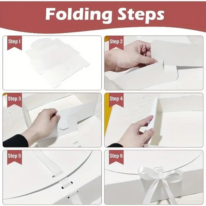 10 boîtes cadeaux avec couvercles
