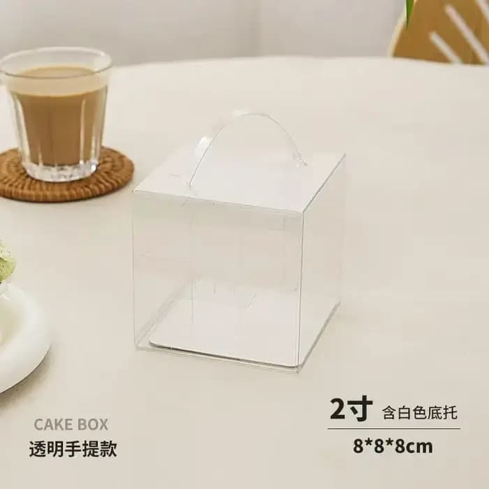 Boîte d'emballage transparente pour pâtisserie