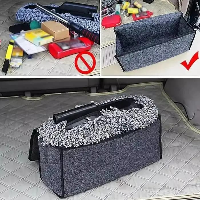 Boîte de rangement en feutre pour voiture