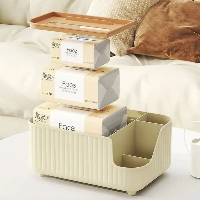 Boîte de rangement multifonctionnelle pour mouchoirs