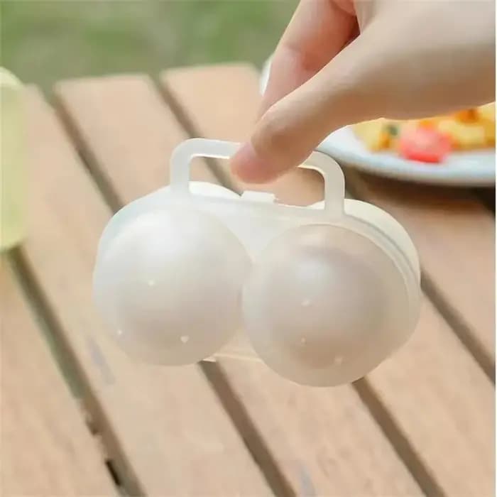 Boîte de rangement portable antichoc en plastique pour œufs