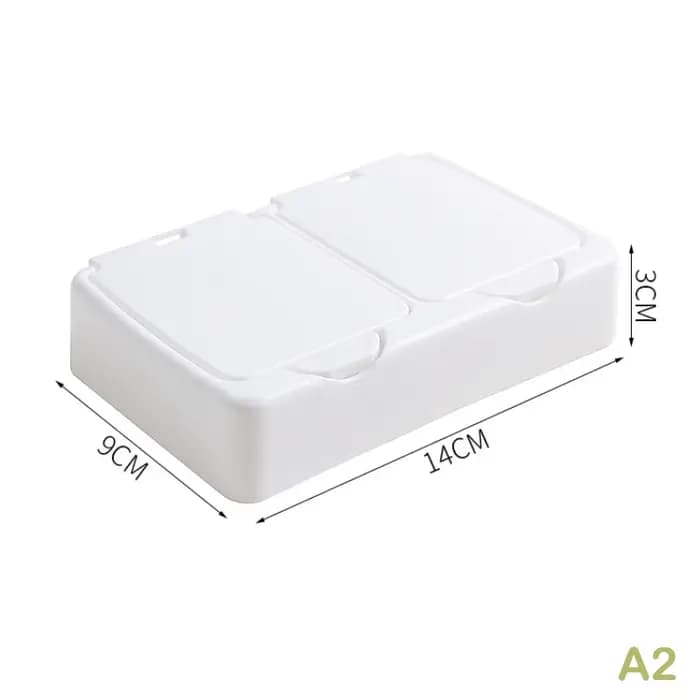 Boîte de rangement blanche pour bureau, support de sous-emballage, autocollants de grande capacité,