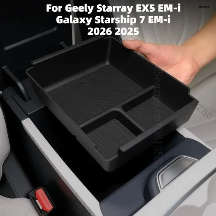 Boîte de rangement pour accoudoir central de voiture Geely Starray EX5 Galaxy Starship 7 EM-i 2026