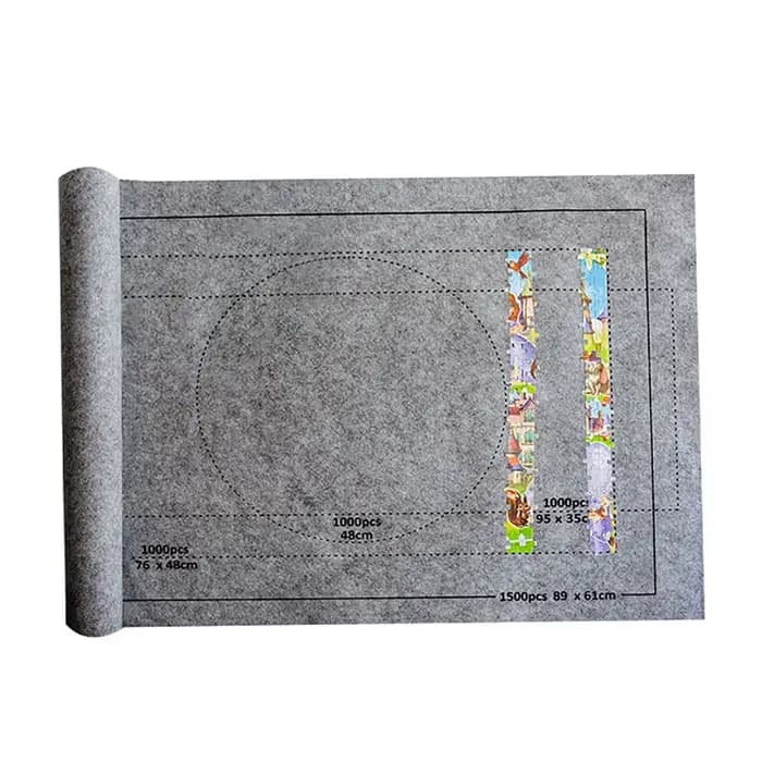 Tapis de puzzle en rouleau de feutre