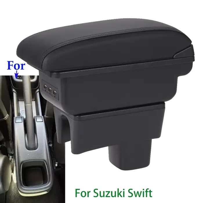 Boîte d'accoudoir de voiture pour SUZUKI Swift