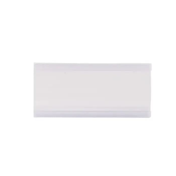 30 pièces Porte-étiquettes de prix pour rayonnages métalliques ouverts de magasin, avec insert pour bande de données