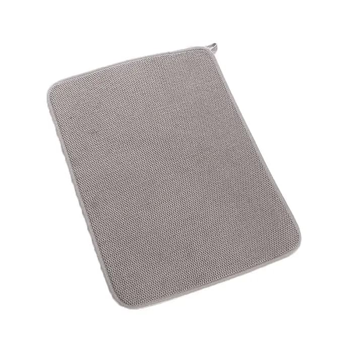Tapis de séchage de vaisselle dans l'armoire, napperon de Table absorbant en microfibre, antidérapan