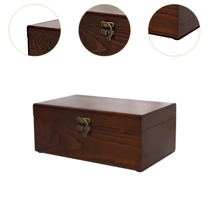 Boîte de rangement artisanale pour outils de couture et organisateur d'accessoires