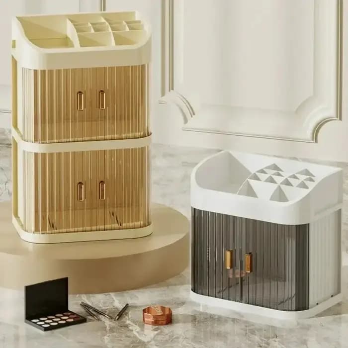 Boîte de rangement de maquillage de grande capacité