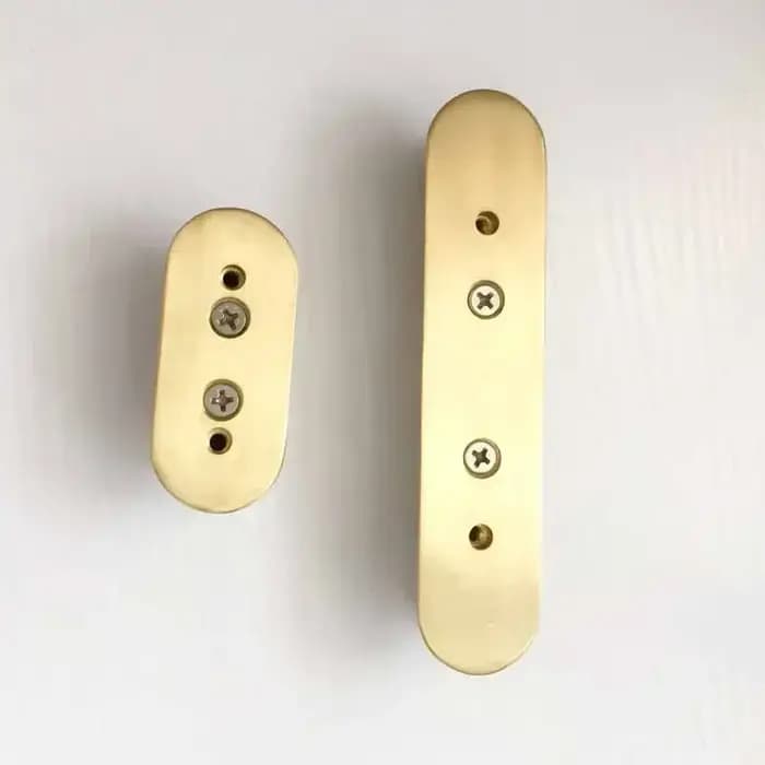 Poignée de porte d'armoire moderne Simple en laiton