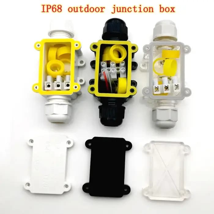 Boîte de jonction étanche IP68 2 voies 3 broches 4-11 mm