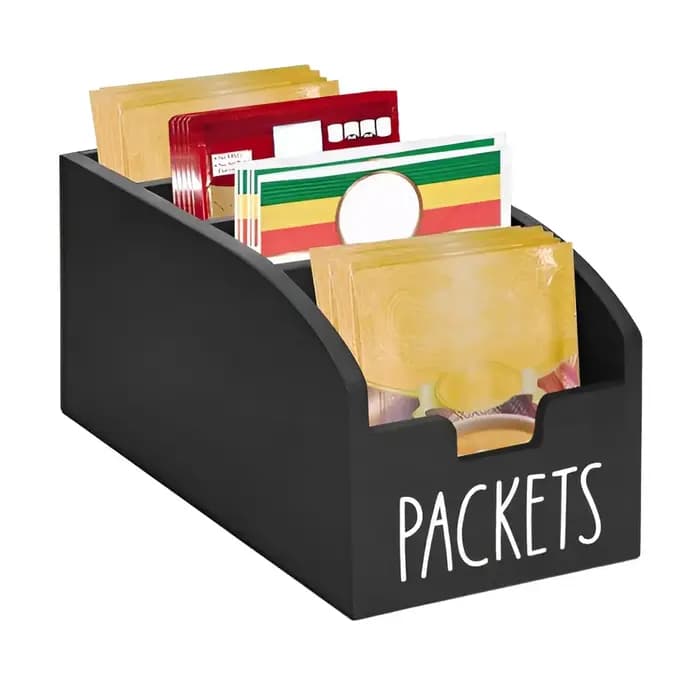Boîte de rangement pour sachets d'épices de cuisine