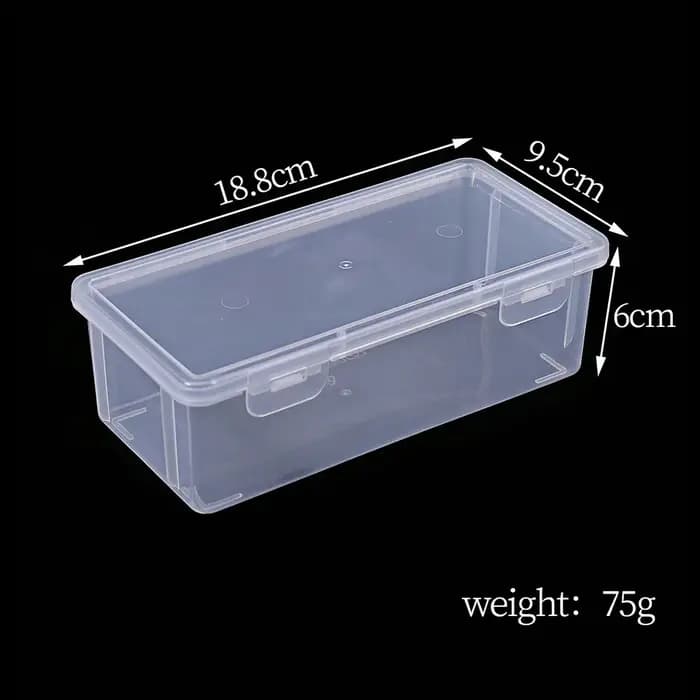 Boîte rectangulaire en plastique PP