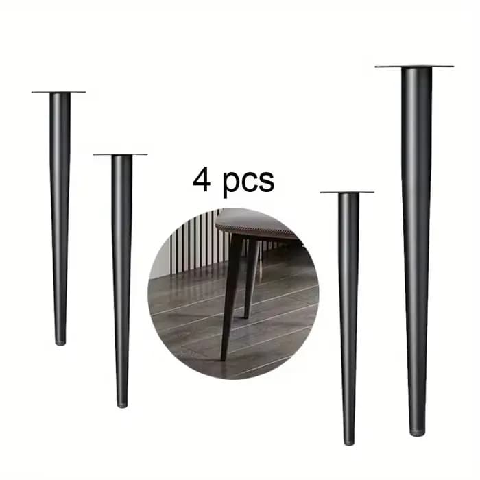 4 pièces accessoires de pieds de meubles pieds de meubles pieds de meubles en métal remplacement sal
