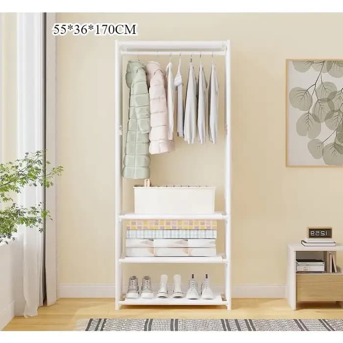 Nouvelle armoire de chambre à coucher, montage simple, économique, robuste, durable, idéale pour appartement ou maison de location, armoire suspendue