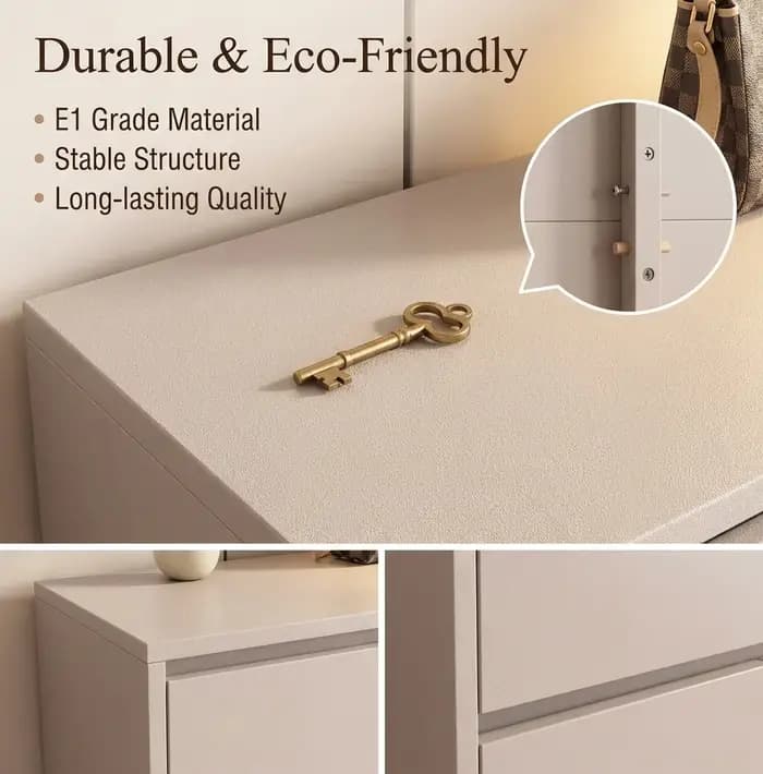 Meuble à chaussures moderne, bois de qualité FAS et MDF, étagère à chaussures écologique, armoire de rangement multi-niveaux grande capacité pour entrée